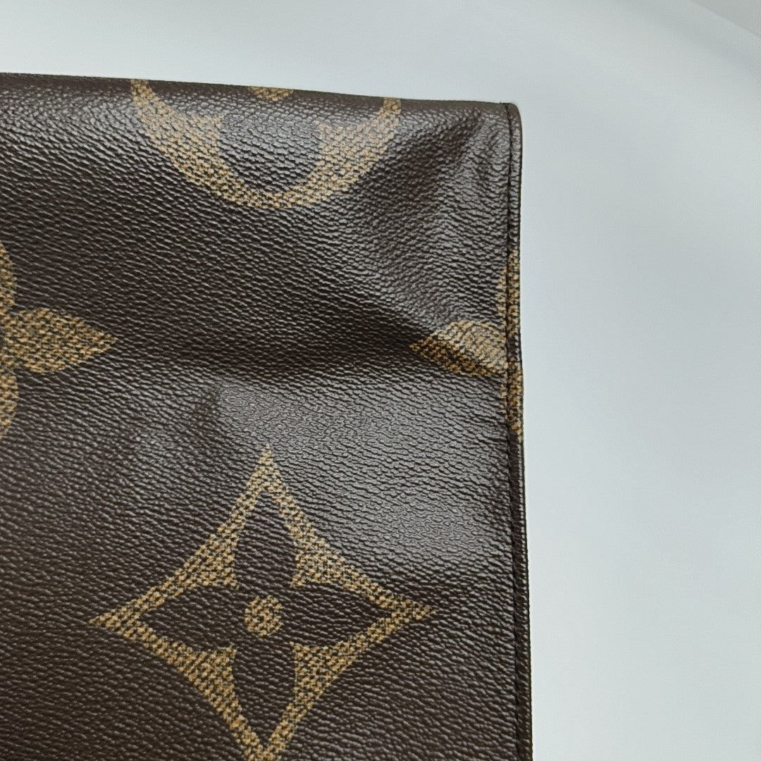 Authenticated pre-owned  Onthego GM Monogram Coated Canvas Brown - Shoulder Bag at Looply