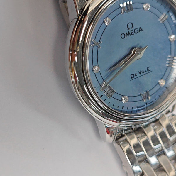 De Ville 27.4mm Light Blue Quartz Watch