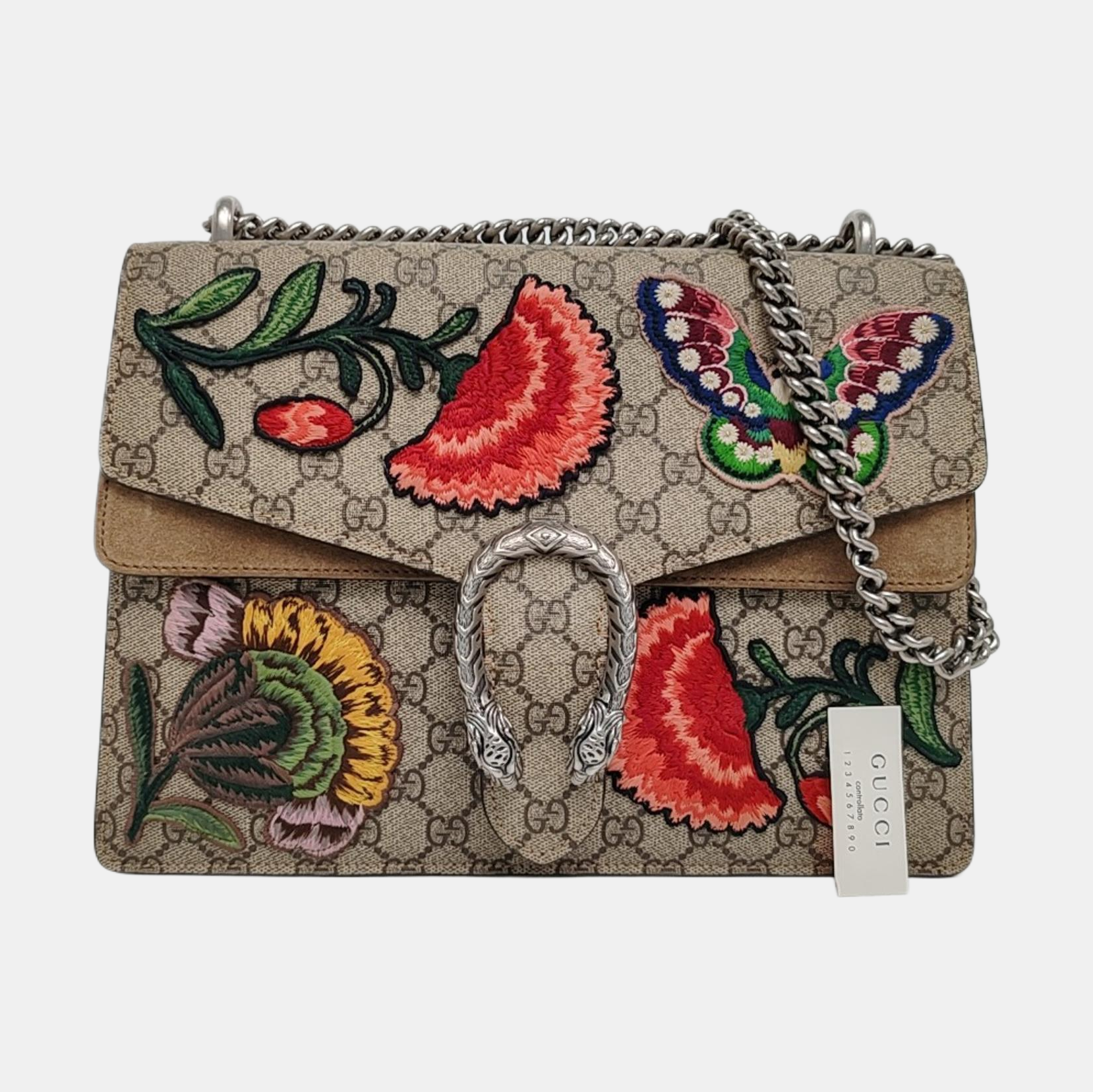Authenticated pre-owned  Dionysus Super Mini Monogram Coated Canvas Beige - Shoulder Bag at Looply