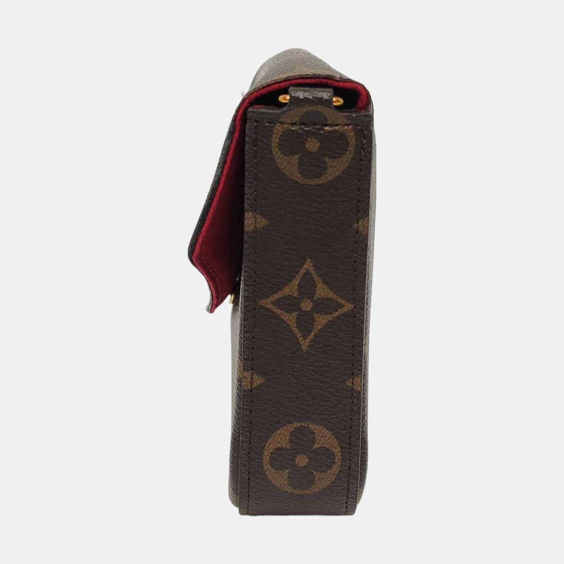 Authenticated pre-owned  Félicie Monogram Coated Canvas Brown - Shoulder Bag at Looply