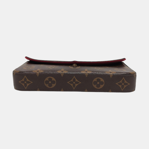 Authenticated pre-owned  Félicie Monogram Coated Canvas Brown - Shoulder Bag at Looply