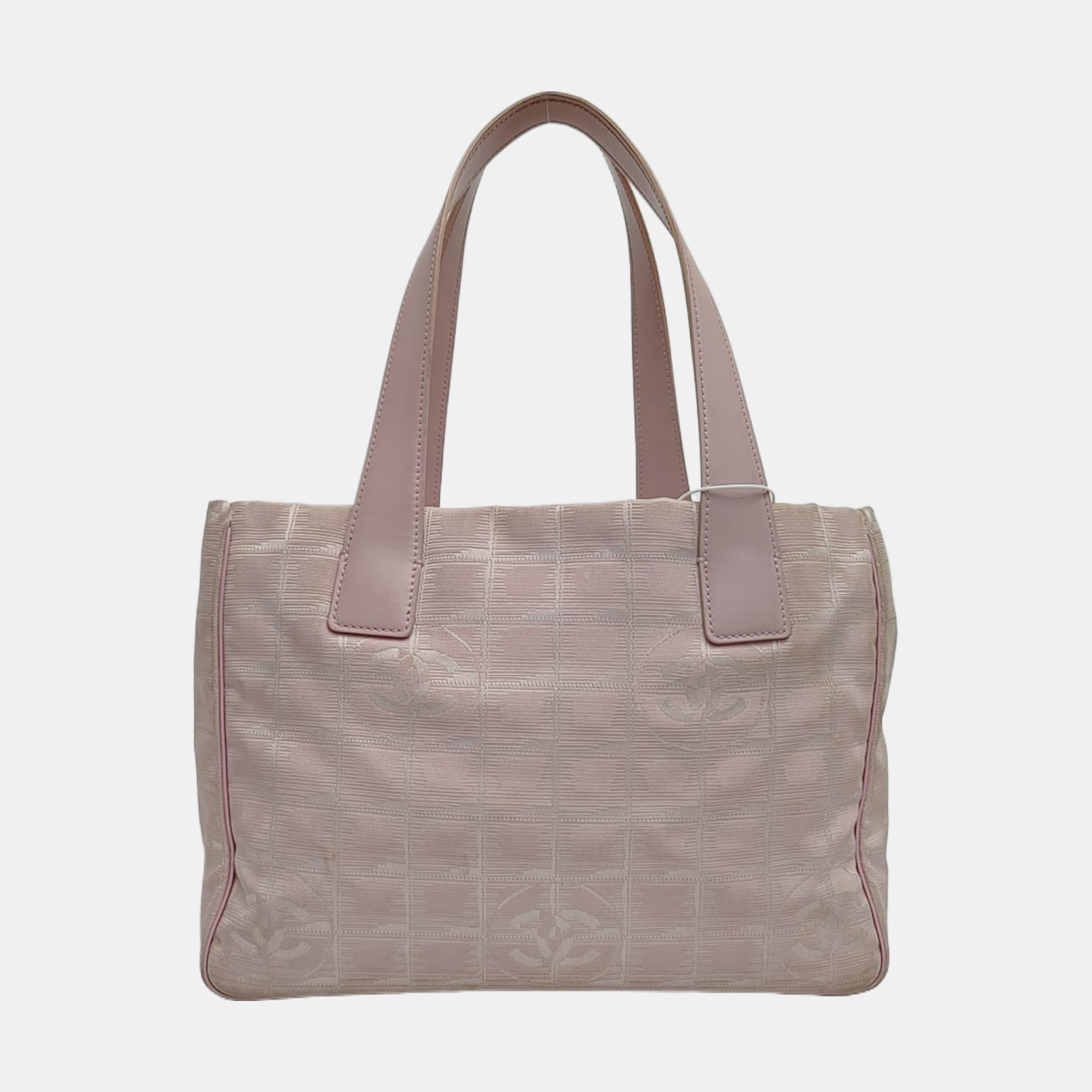Authenticated pre-owned  Travel Line Nylon Pink - Top Handle Bag at Looply