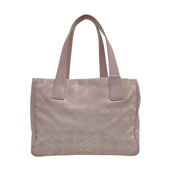 Authenticated pre-owned  Travel Line Nylon Pink - Top Handle Bag at Looply