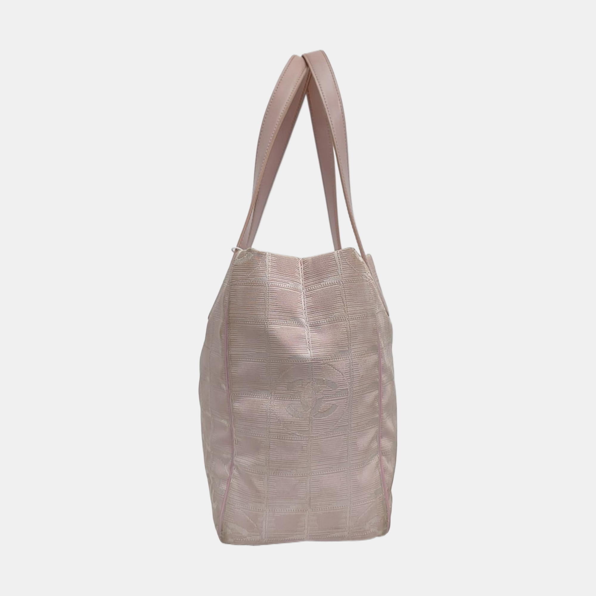 Authenticated pre-owned  Travel Line Nylon Pink - Top Handle Bag at Looply