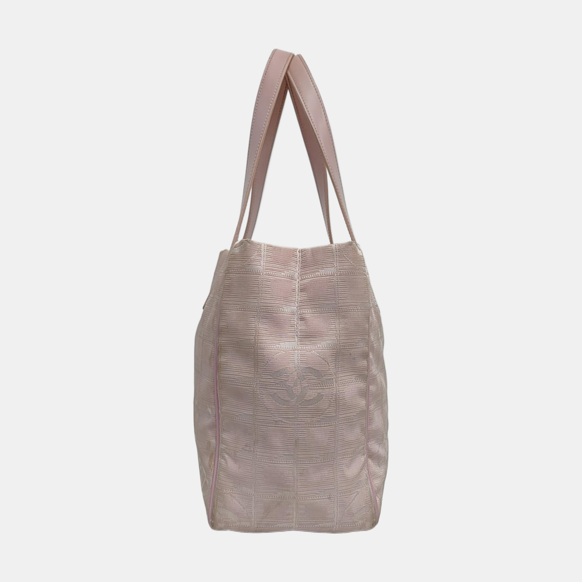 Authenticated pre-owned  Travel Line Nylon Pink - Top Handle Bag at Looply