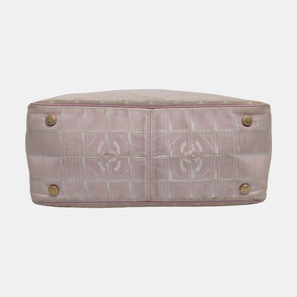 Authenticated pre-owned  Travel Line Nylon Pink - Top Handle Bag at Looply
