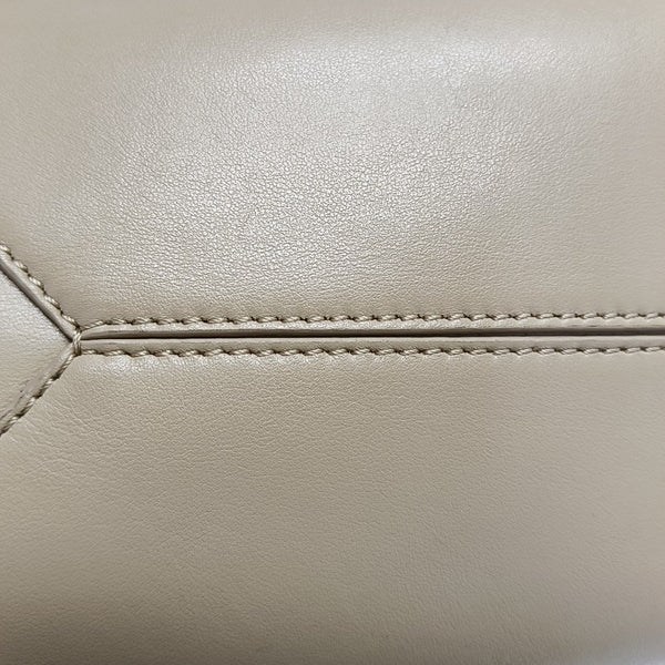 Authenticated pre-owned  Puzzle Fold Medium Calfskin Beige - Shoulder Bag at Looply