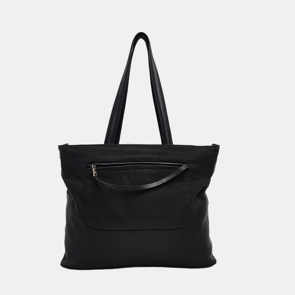 Authenticated pre-owned  Nylon Crossbody Bag Nylon Black - Shoulder Bag at Looply