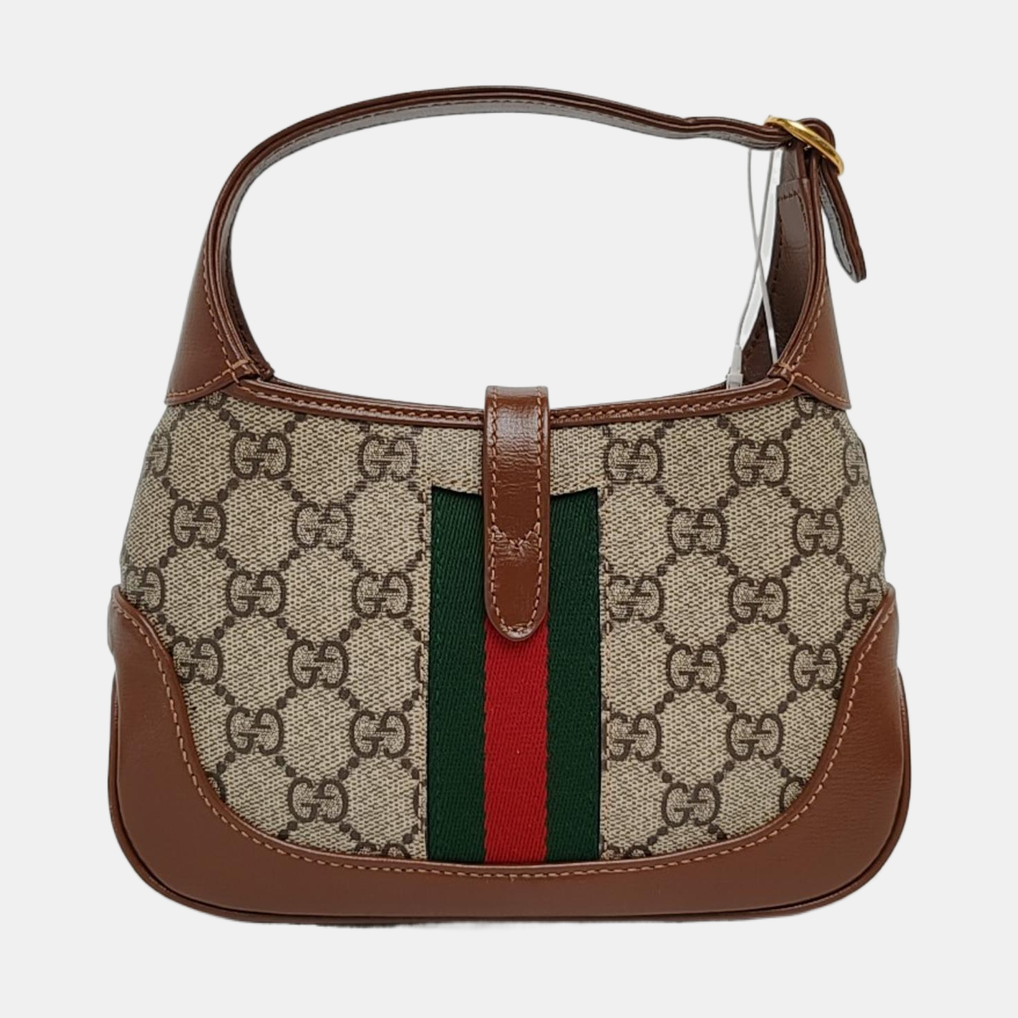 Authenticated pre-owned  Jackie 1961 Mini Monogram Coated Canvas Beige - Crossbody Bag at Looply