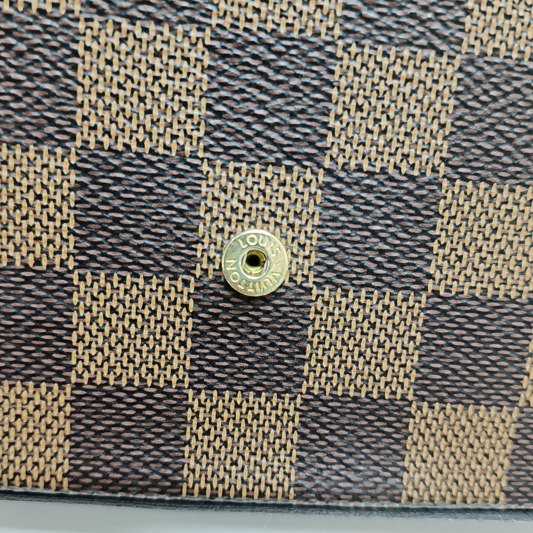 Authenticated pre-owned  Félicie Damier Ebene Coated Canvas Brown - Shoulder Bag at Looply