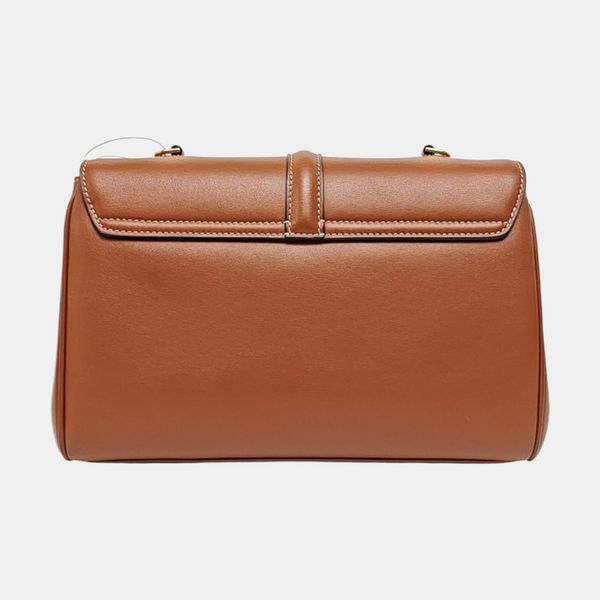 Authenticated pre-owned  16 Small Calfskin Brown - Shoulder Bag at Looply