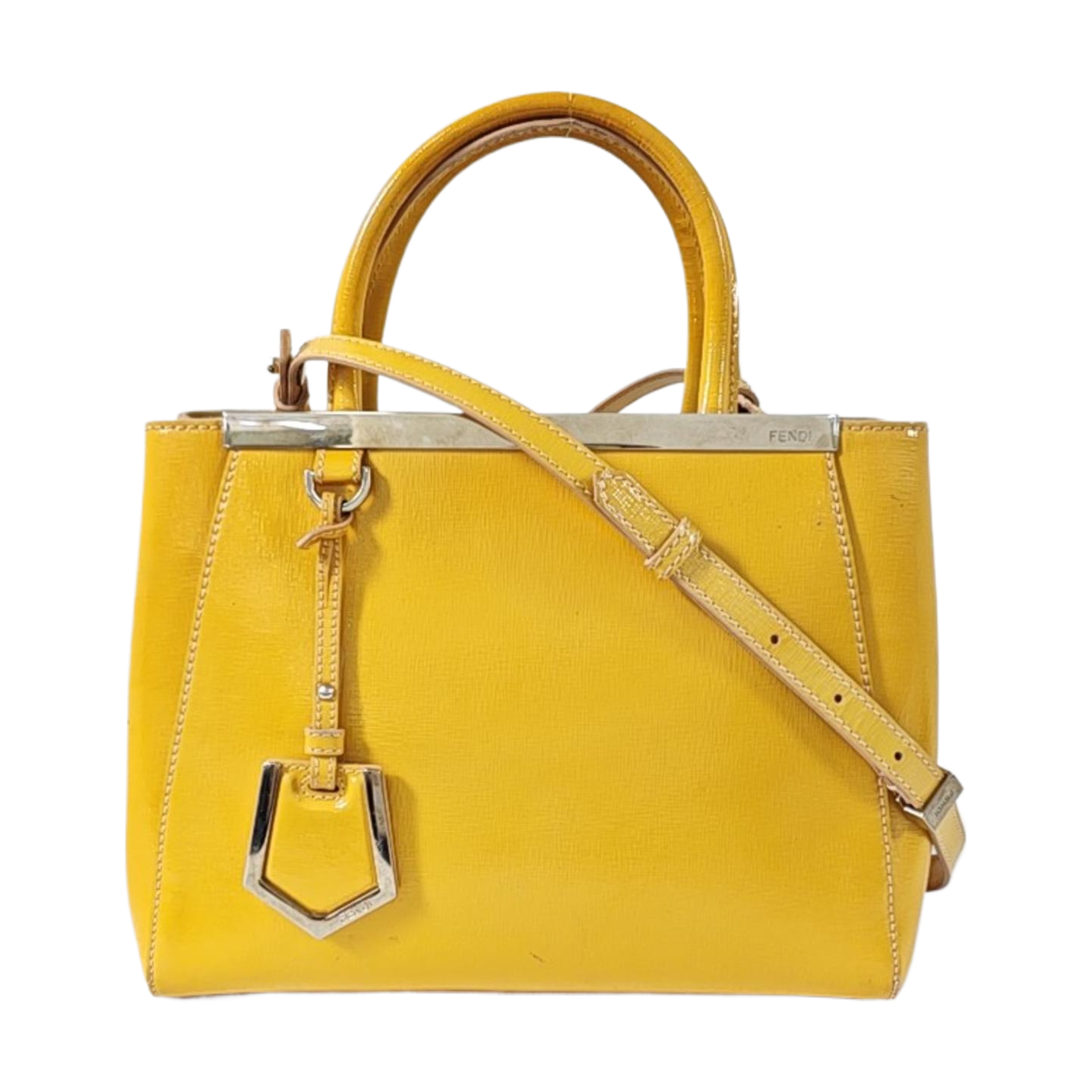 Authenticated pre-owned  2 Jours Small Calfskin Yellow - Shoulder Bag at Looply
