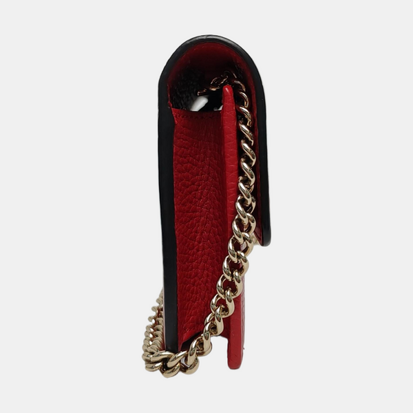 Authenticated pre-owned  Interlocking G Calfskin Red - Crossbody Bag at Looply