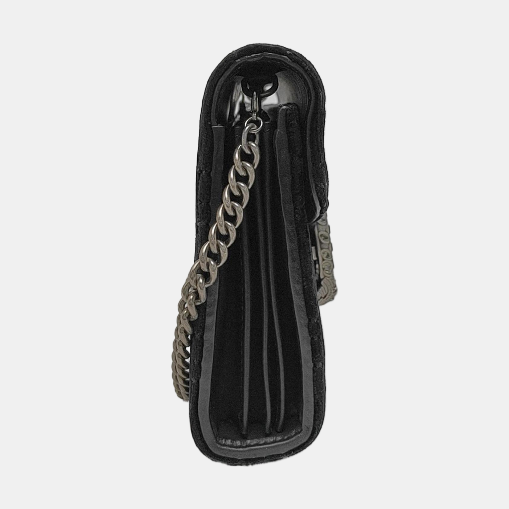 Authenticated pre-owned  Dionysus Super Mini Monogram Velvet Black - Crossbody Bag at Looply