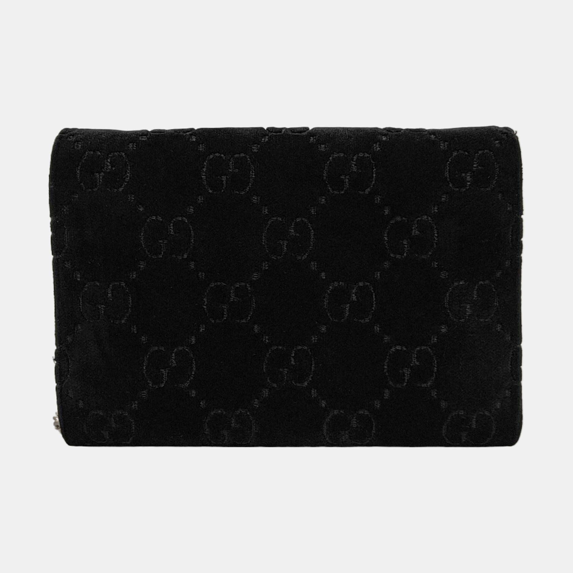 Authenticated pre-owned  Dionysus Super Mini Monogram Velvet Black - Crossbody Bag at Looply