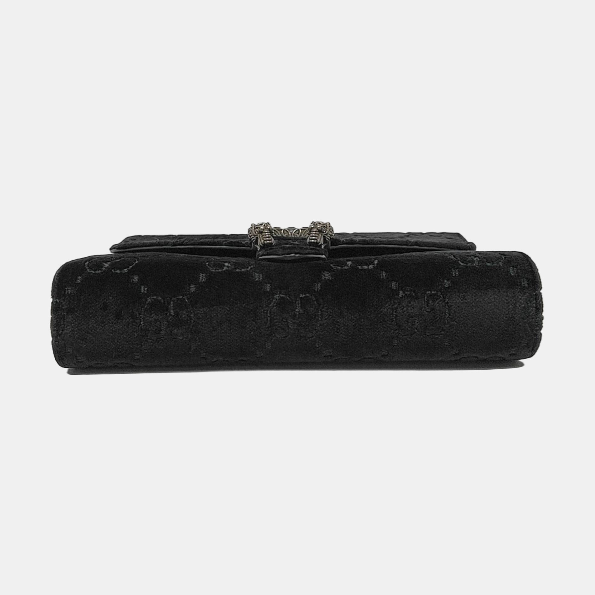 Authenticated pre-owned  Dionysus Super Mini Monogram Velvet Black - Crossbody Bag at Looply