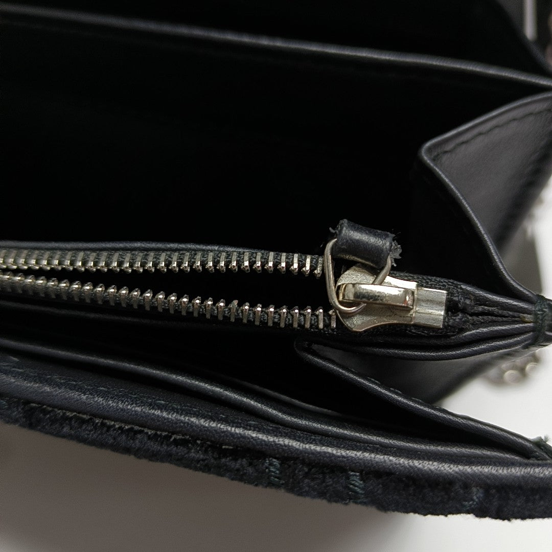 Authenticated pre-owned  Dionysus Super Mini Monogram Velvet Black - Crossbody Bag at Looply