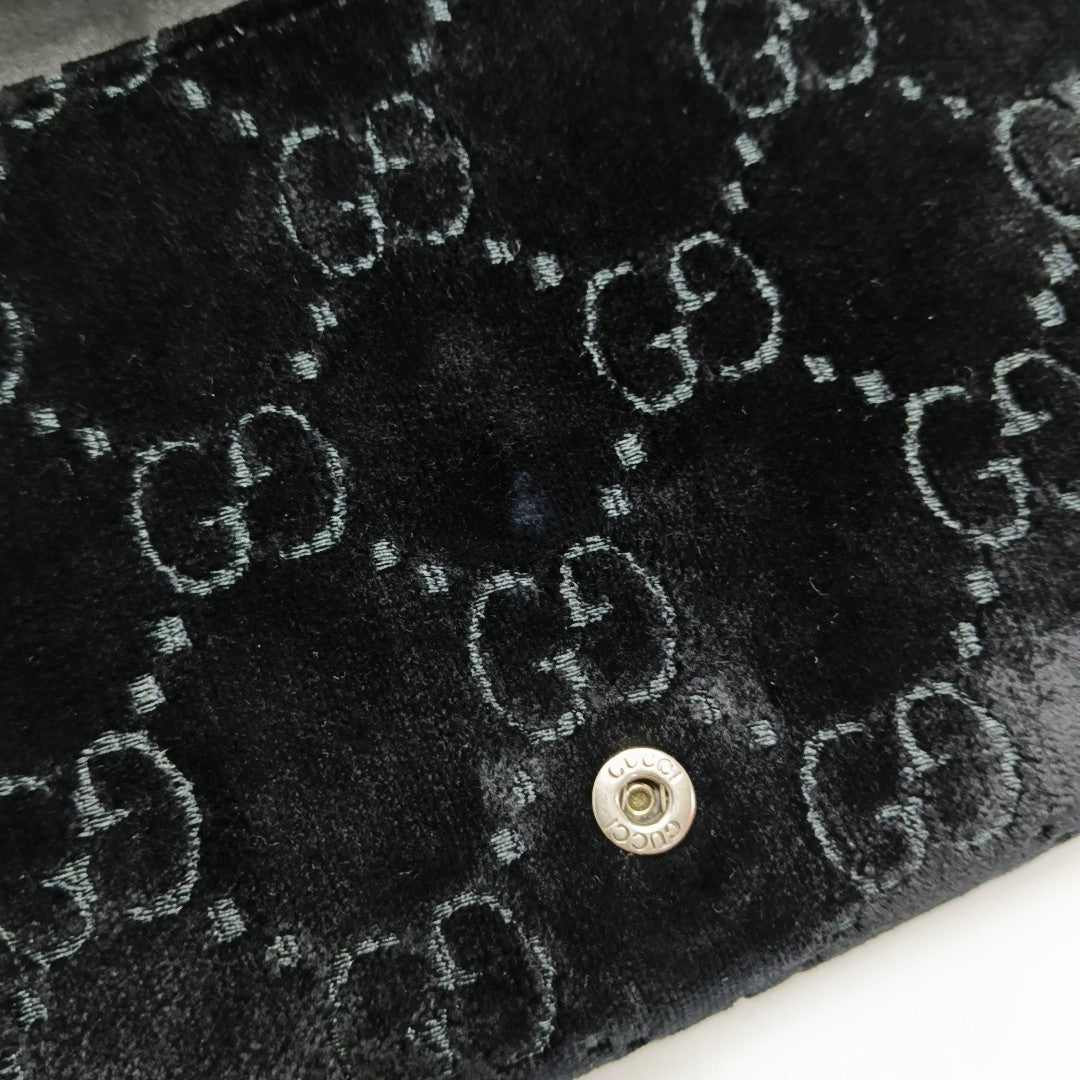 Authenticated pre-owned  Dionysus Super Mini Monogram Velvet Black - Crossbody Bag at Looply