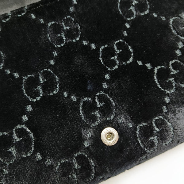 Authenticated pre-owned  Dionysus Super Mini Monogram Velvet Black - Crossbody Bag at Looply