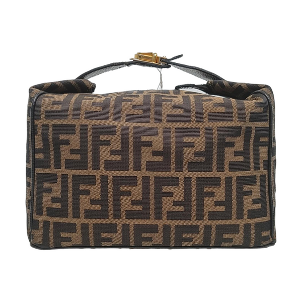 Canvas Top Handle Bag Brown