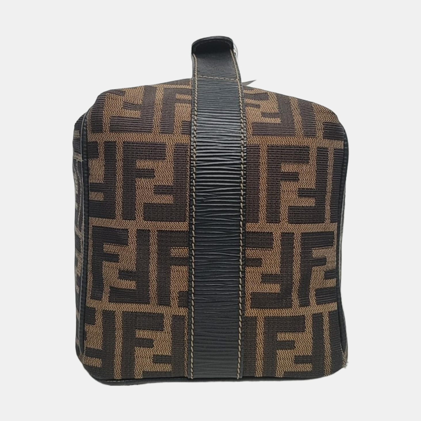 Canvas Top Handle Bag Brown