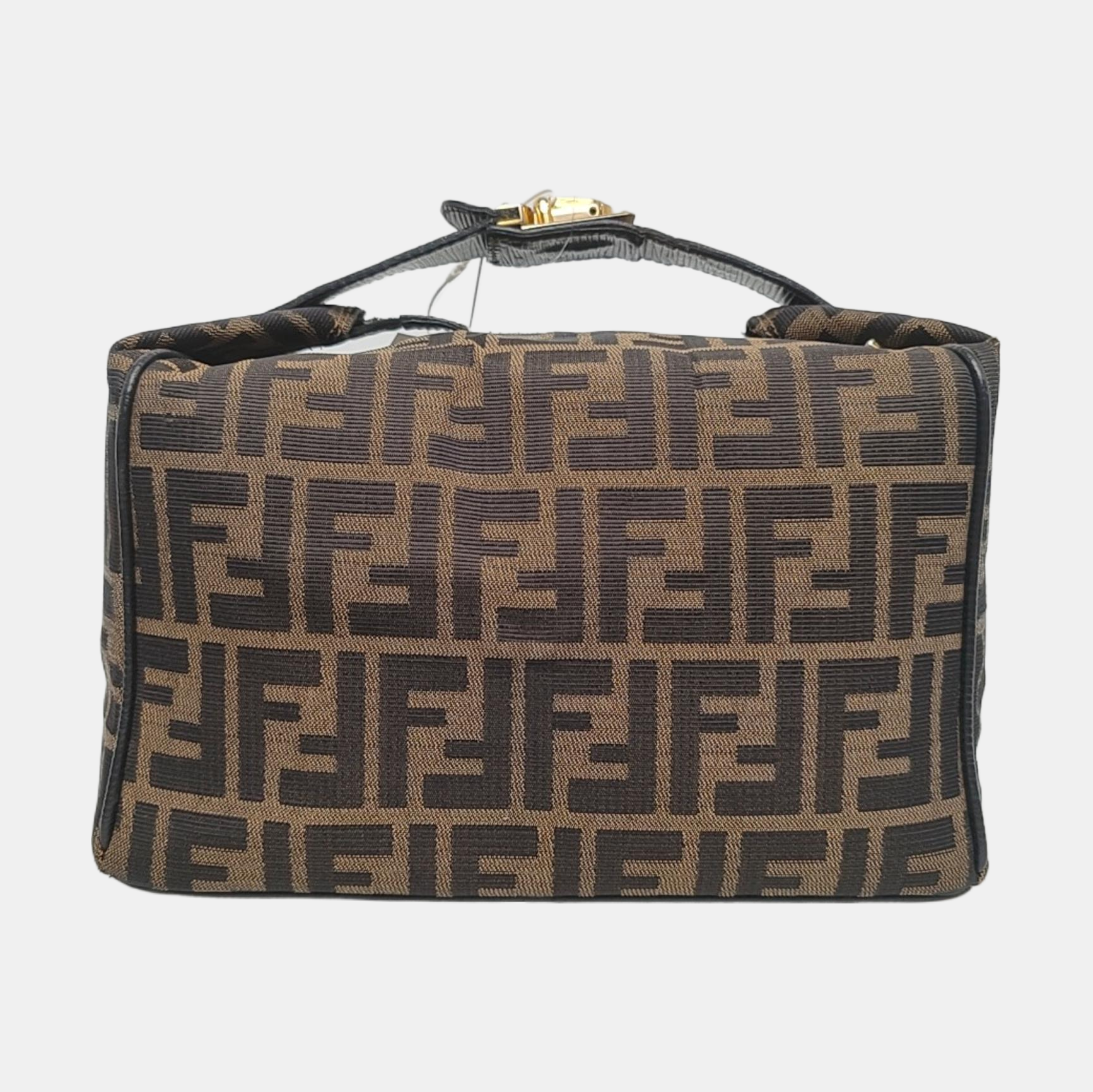 Canvas Top Handle Bag Brown