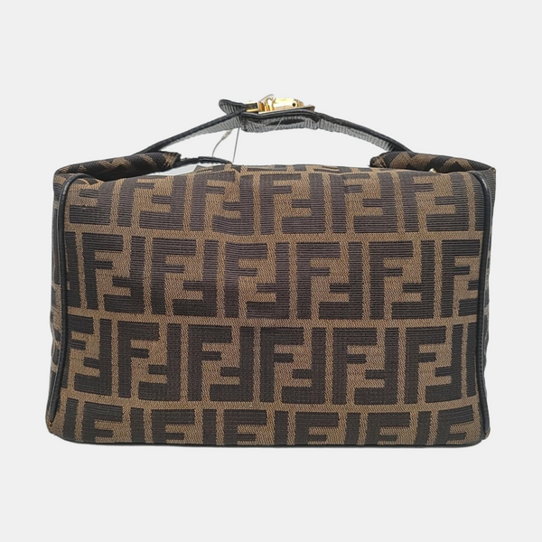 Canvas Top Handle Bag Brown