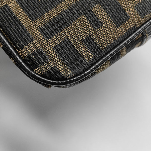 Canvas Top Handle Bag Brown