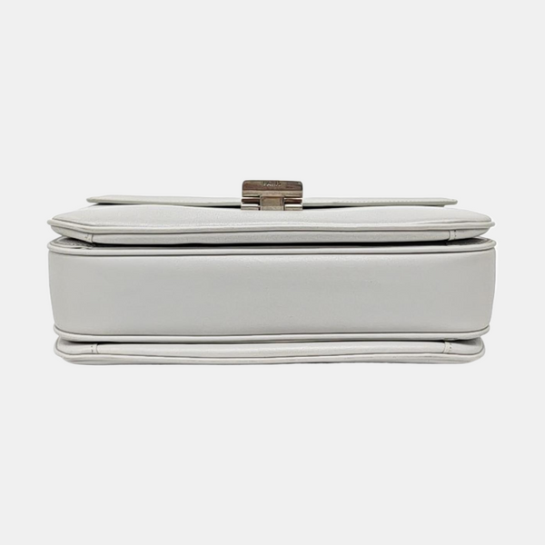 Authenticated pre-owned  C Medium Calfskin Gray - Shoulder Bag at Looply