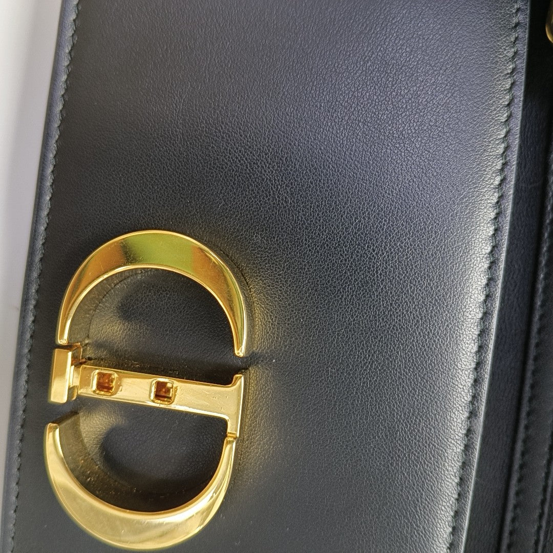 30 Montaigne Mini Calfskin Black