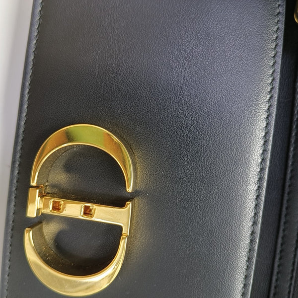 30 Montaigne Mini Calfskin Black