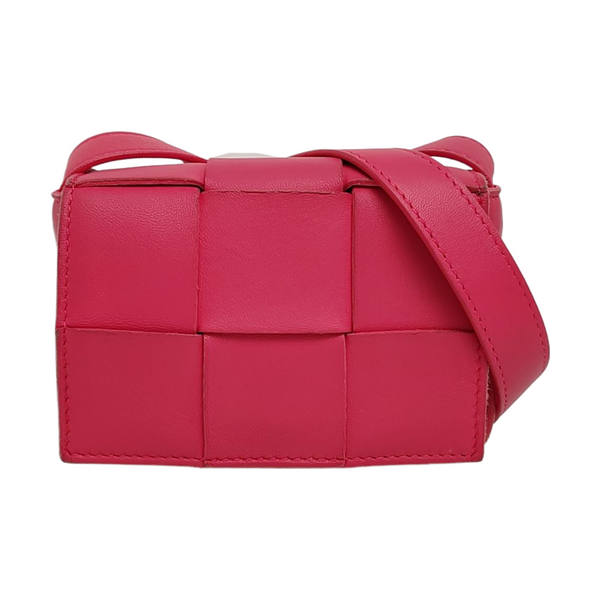 Authenticated pre-owned  Cassette Small Lambskin Pink - Shoulder Bag at Looply