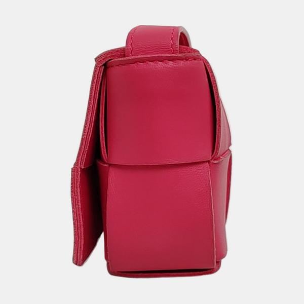 Authenticated pre-owned  Cassette Small Lambskin Pink - Shoulder Bag at Looply