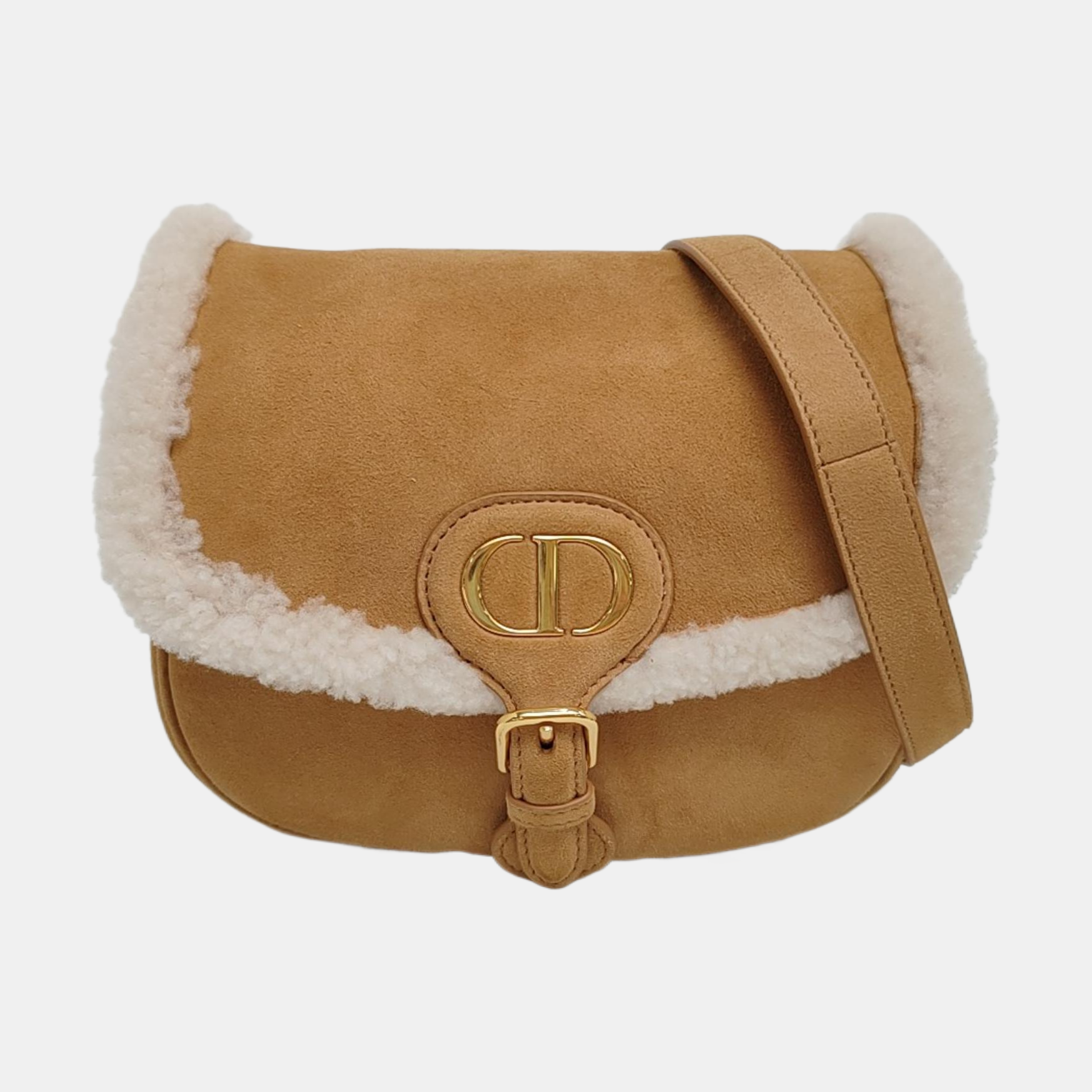 Authenticated pre-owned  Bobby Medium Sheepskin Beige - Shoulder Bag at Looply