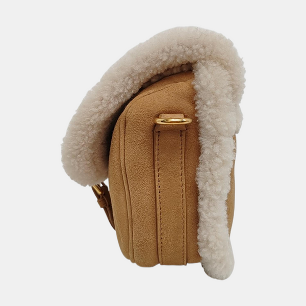 Authenticated pre-owned  Bobby Medium Sheepskin Beige - Shoulder Bag at Looply