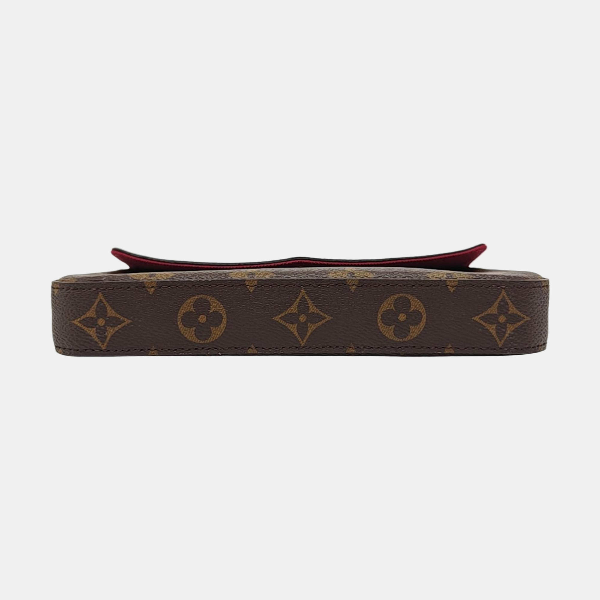 Authenticated pre-owned  Félicie Monogram Coated Canvas Brown - Shoulder Bag at Looply