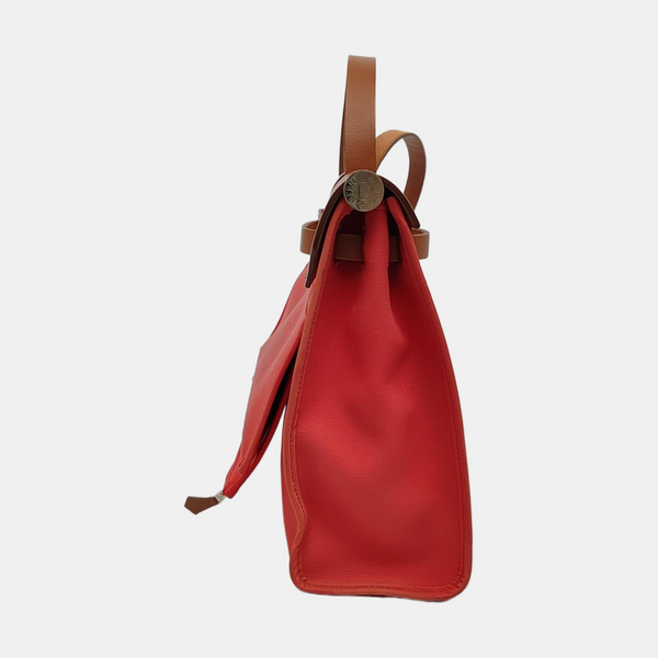 Authenticated pre-owned  Herbag 31 Canvas Pink - Shoulder Bag at Looply