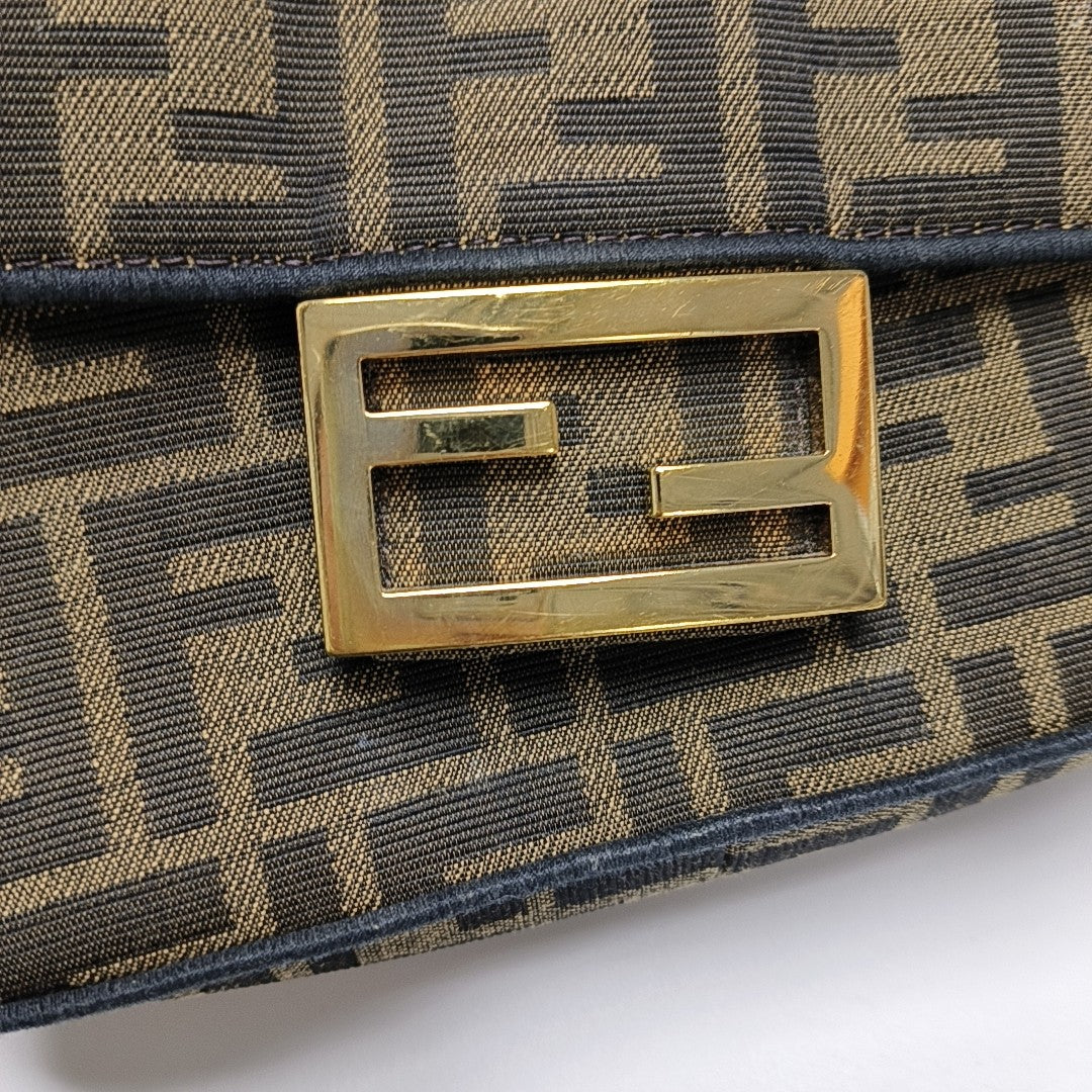 Baguette Mini Fabric Brown