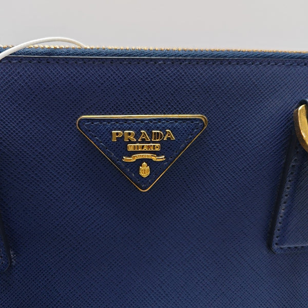 Authenticated pre-owned  Galleria Small Calfskin Blue - Shoulder Bag at Looply