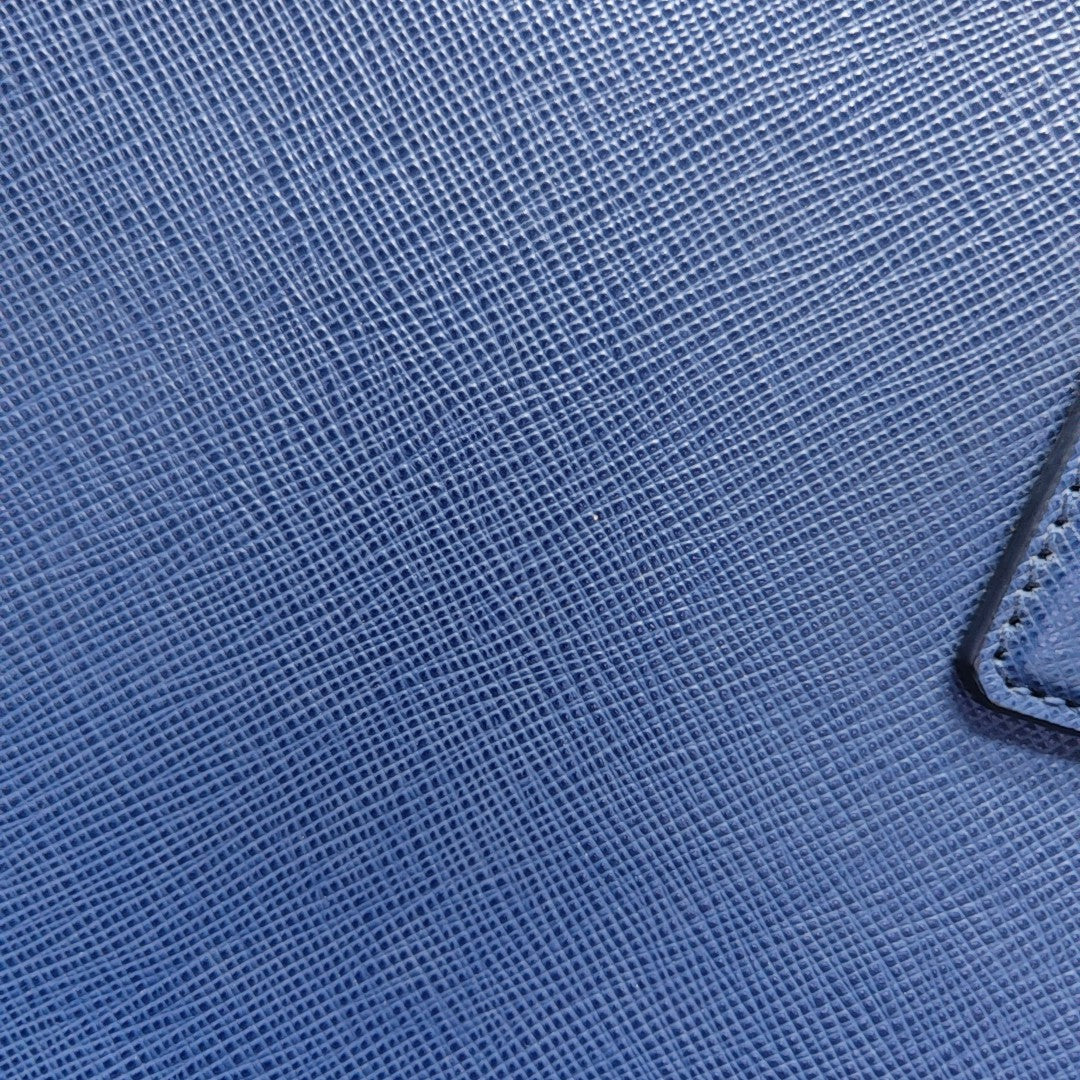 Authenticated pre-owned  Galleria Small Calfskin Blue - Shoulder Bag at Looply