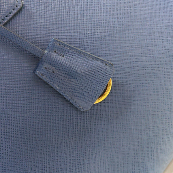 Authenticated pre-owned  Galleria Small Calfskin Blue - Shoulder Bag at Looply