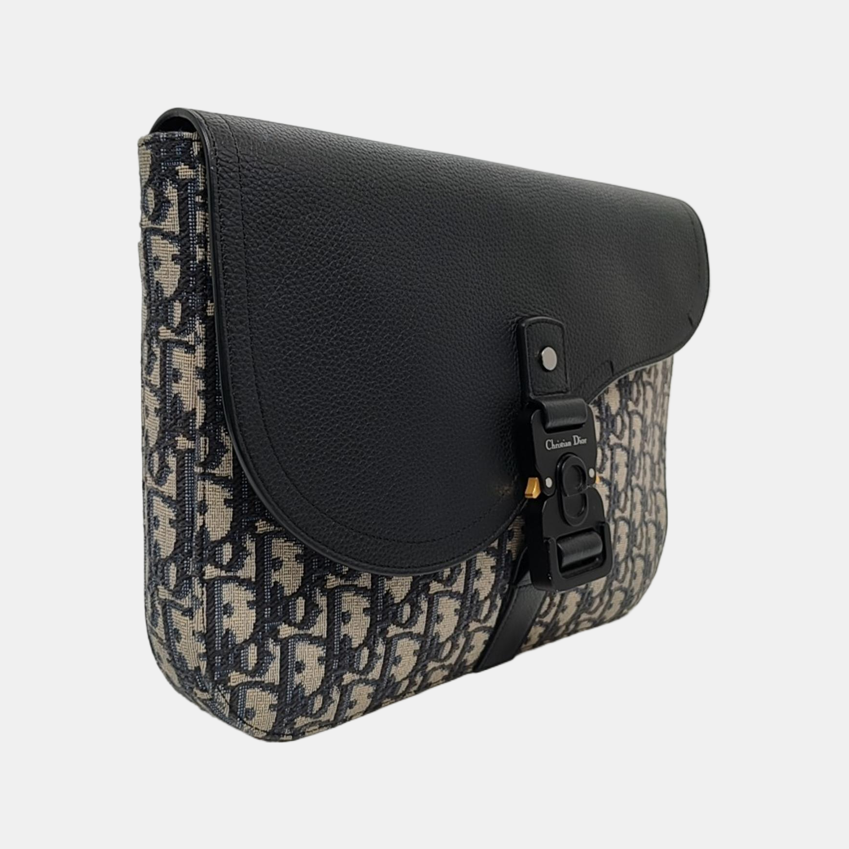 Authenticated pre-owned  Saddle Monogram Canvas Beige - Handbags at Looply