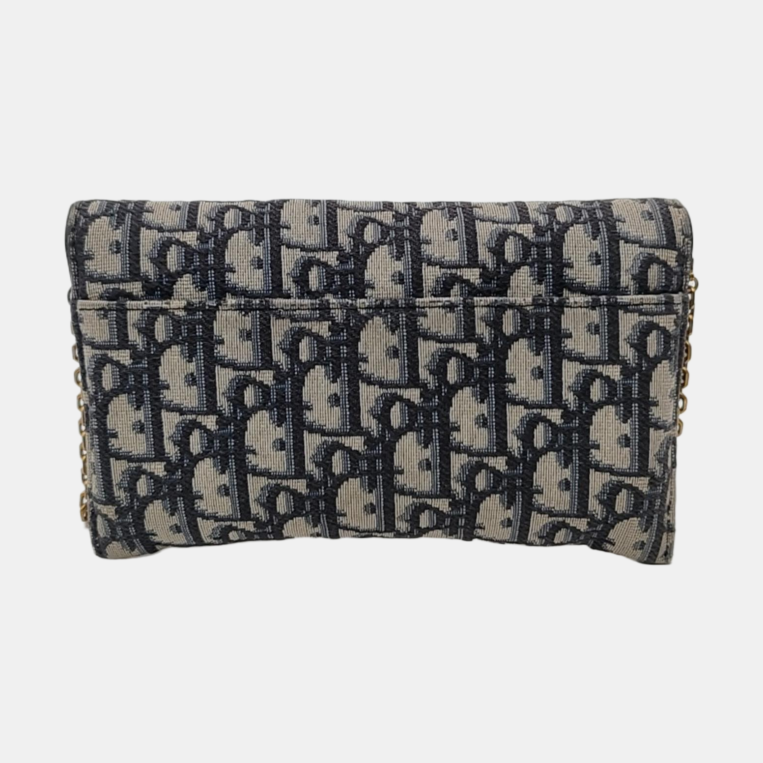 Authenticated pre-owned  Saddle Small Oblique Canvas Blue - Shoulder Bag at Looply