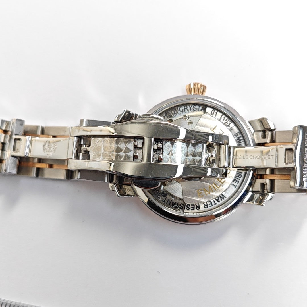 Leman 30mm White Automatic Watch