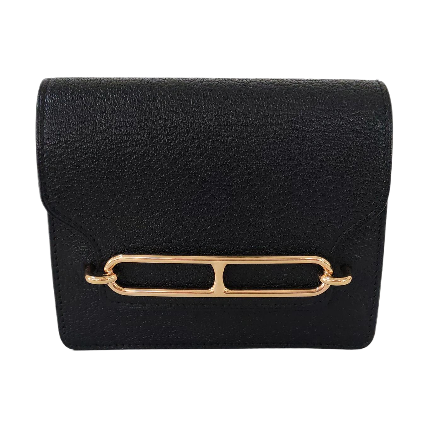 Authenticated pre-owned  Roulis Slim Chèvre Mysore Black Wallet - Wallet at Looply