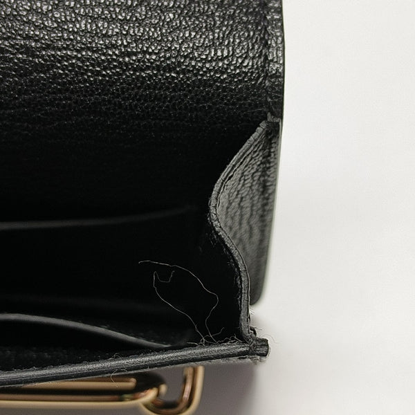 Authenticated pre-owned  Roulis Slim Chèvre Mysore Black Wallet - Wallet at Looply