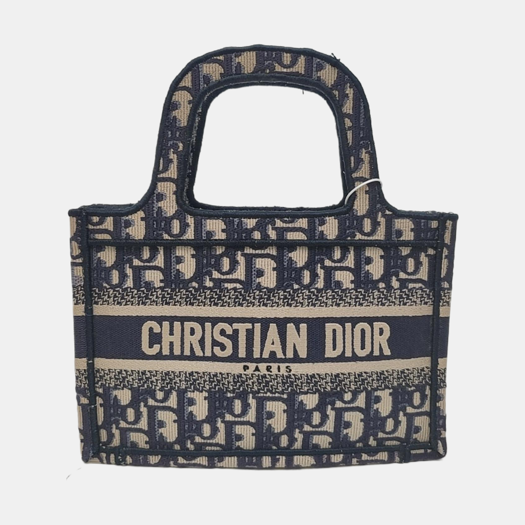 Authenticated pre-owned  Book Tote Mini Monogram Canvas Blue - Top Handle Bag at Looply