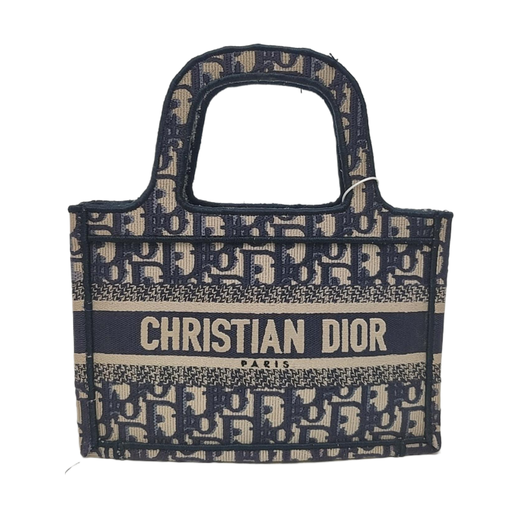 Authenticated pre-owned  Book Tote Mini Monogram Canvas Blue - Top Handle Bag at Looply