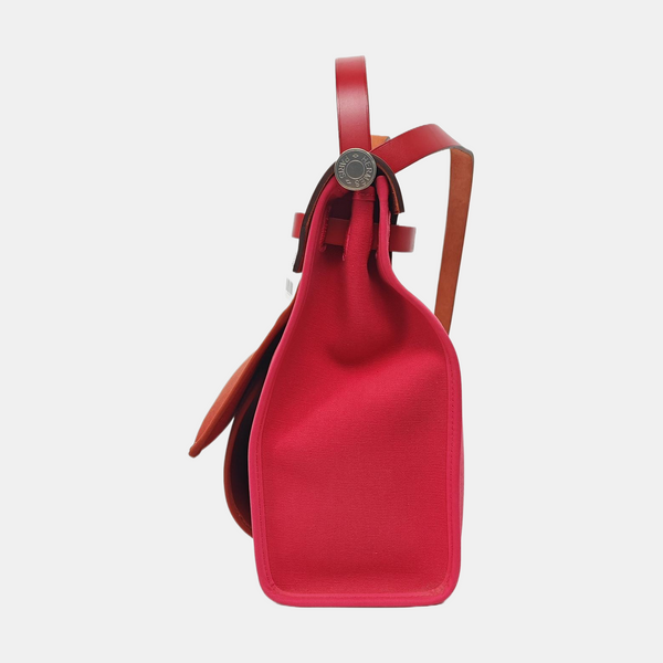 Authenticated pre-owned  Herbag Canvas Pink - Shoulder Bag at Looply