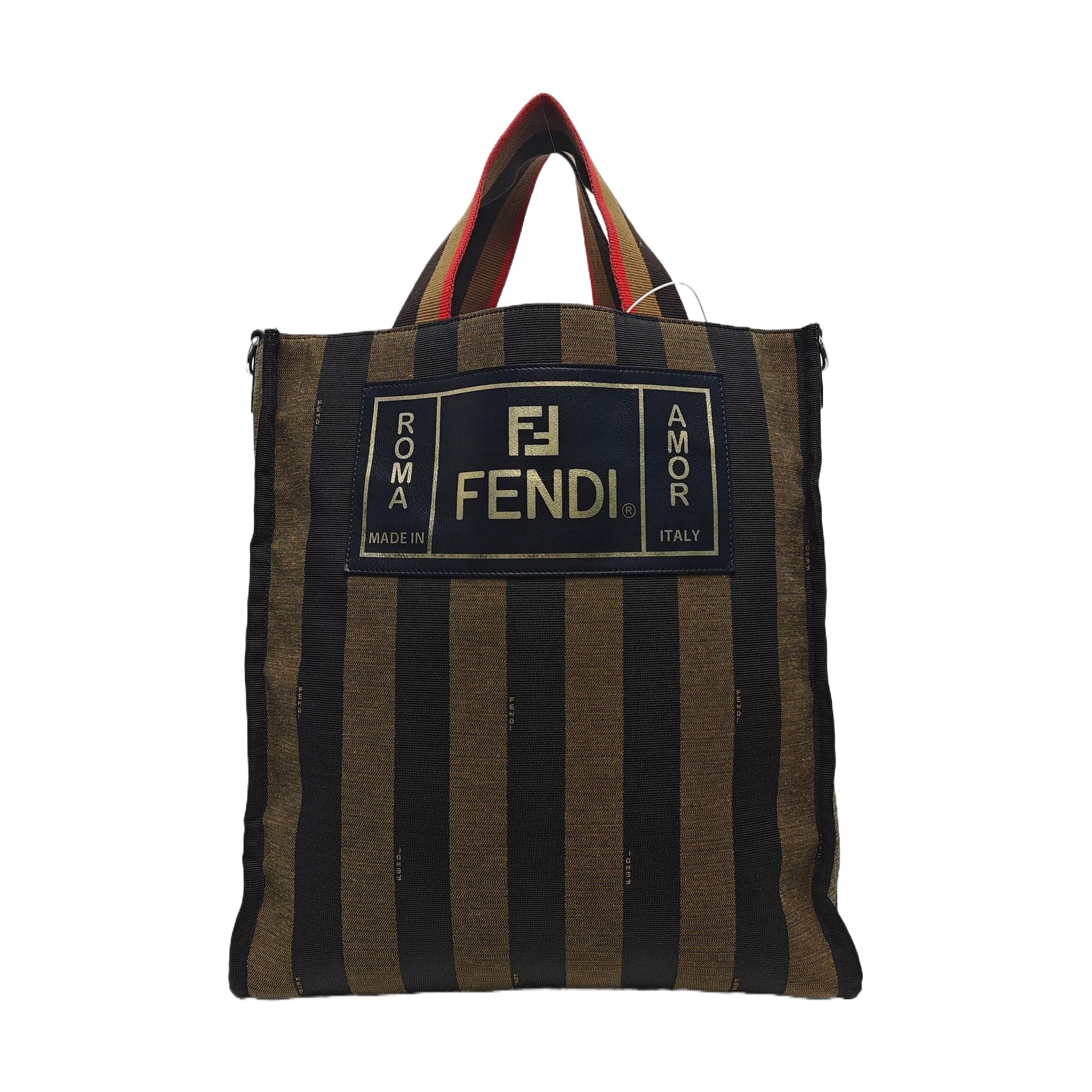 Canvas Top Handle Bag Brown